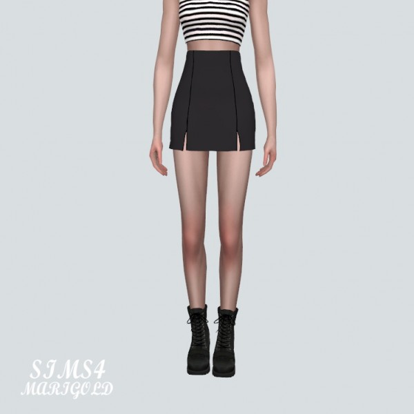   SIMS4 Marigold: H Slit Skirt