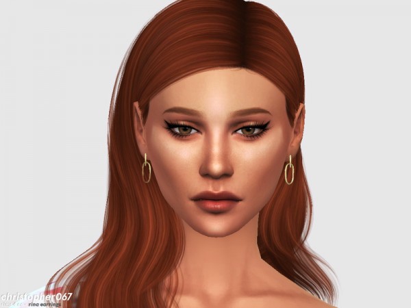  The Sims Resource: Rina Earrings by Christopher067