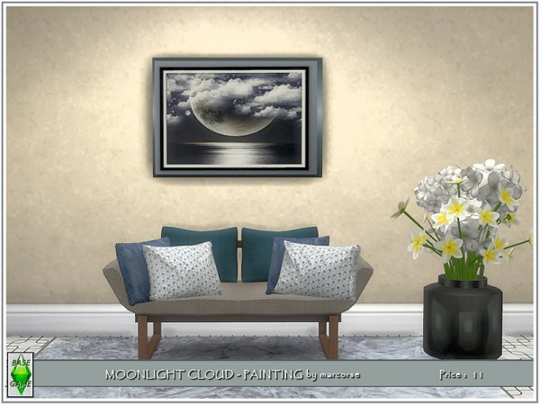  The Sims Resource: Moonlight Cloud   Painting by marcorse