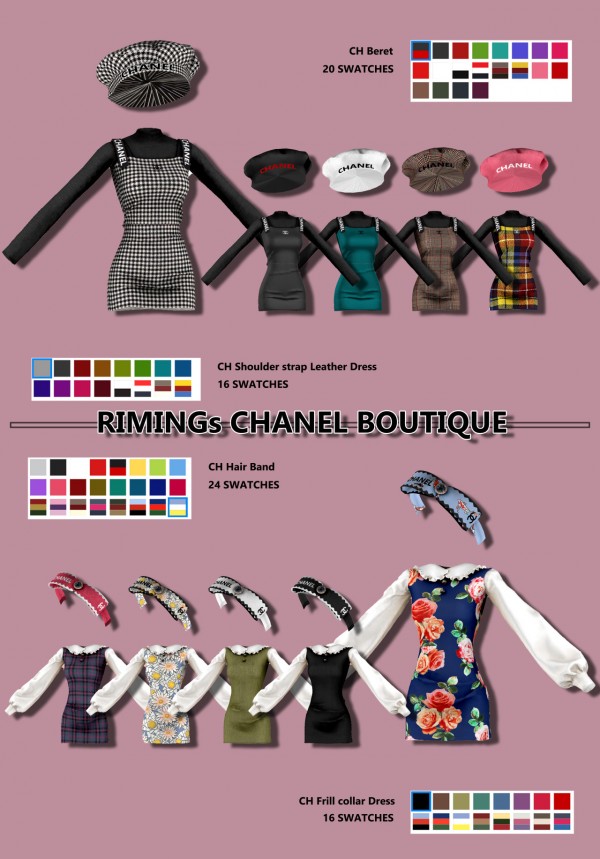 Rimings: Dress and Hat Set