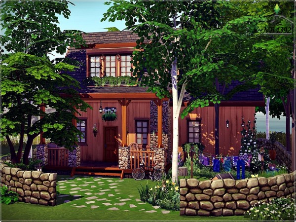  The Sims Resource: Cest la vie House (No CC!) by nobody1392