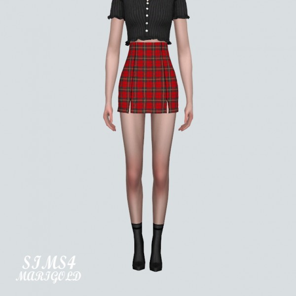   SIMS4 Marigold: H Slit Skirt