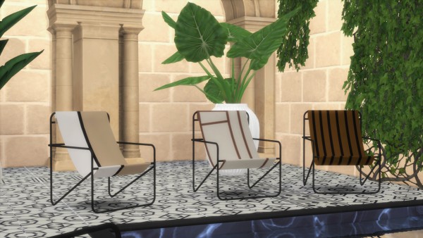 Meinkatz Creations: Desert Lounge Chair by Ferm Living