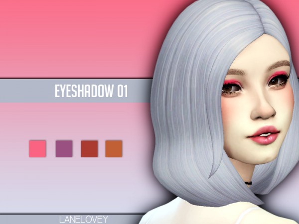  The Sims Resource: Eyeshadow 01 byLanelovey