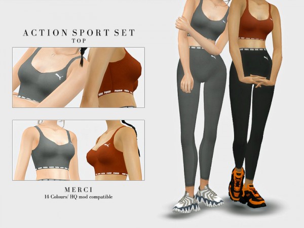  The Sims Resource: Action Sport Set   Top by Merci