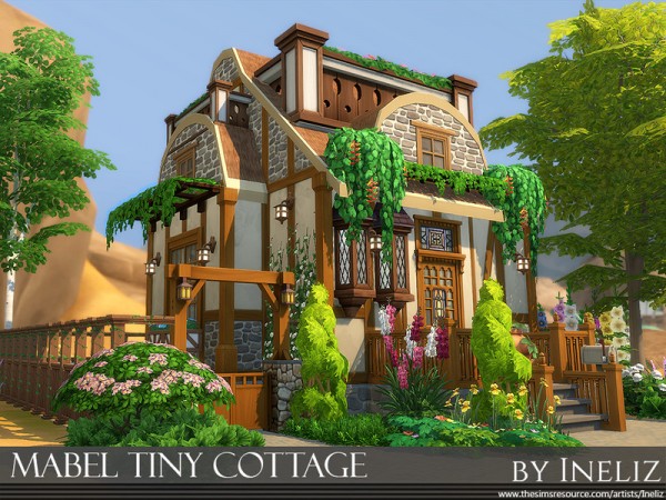  The Sims Resource: Mabel Tiny Cottage by Ineliz