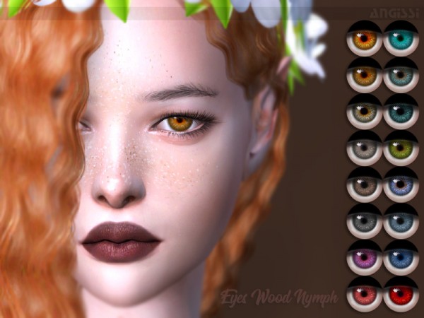  The Sims Resource: Eyes Wood Nymph by ANGISSI