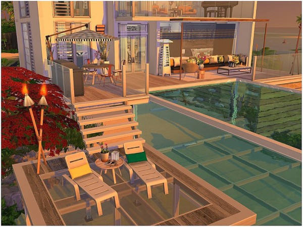  The Sims Resource: Open Ocean Villa by lotsbymanal