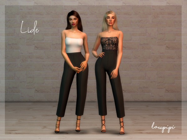  The Sims Resource: Lide Jumpsuit by Laupipi