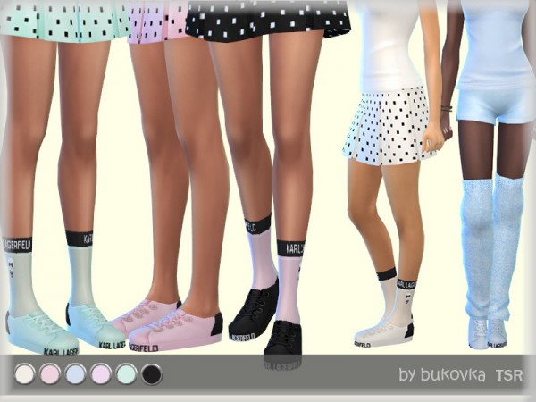  The Sims Resource: Sneakers Female by bukovka