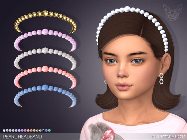  Giulietta Sims: Pearl Headband For Kids