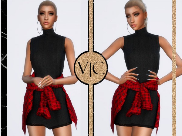  The Sims Resource: Jacket and Dress AI by Viy Sims