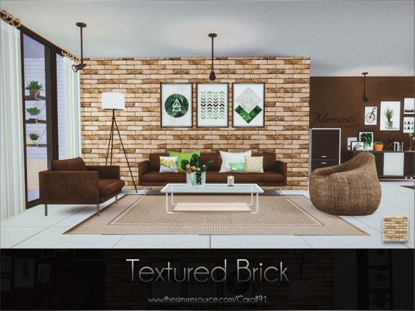  The Sims Resource: Textured Brick by Caroll91