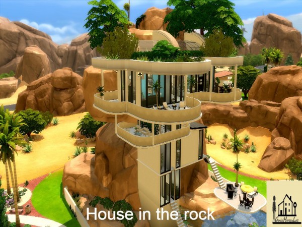  The Sims Resource: Rock House by GenkaiHaretsu