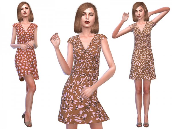  The Sims Resource: Layered Dress 01 by Little Things