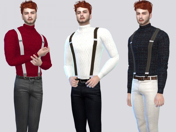  The Sims Resource: Serge Turtleneck Shirts by McLayneSims