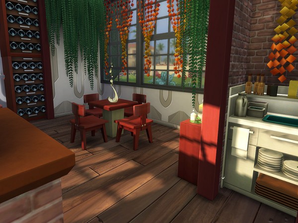  The Sims Resource: Red Berry Restaurant by Ineliz