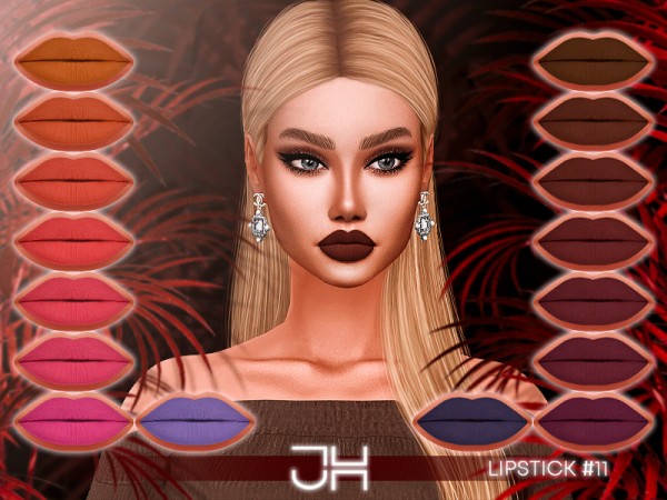  The Sims Resource: Lipstick 11 by Jul Haos