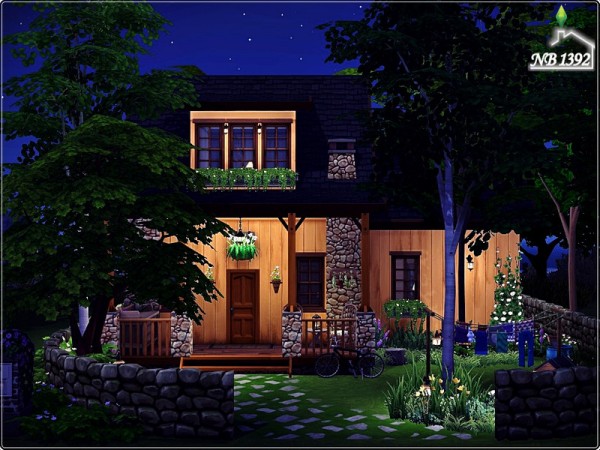  The Sims Resource: Cest la vie House (No CC!) by nobody1392
