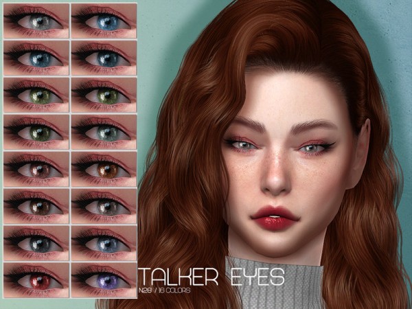  The Sims Resource: Talker Eyes N28 by Lisaminicatsims