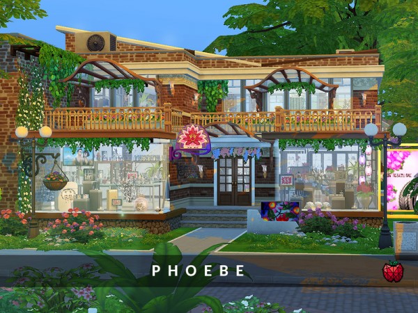  The Sims Resource: Phoebe beauty store by melapples