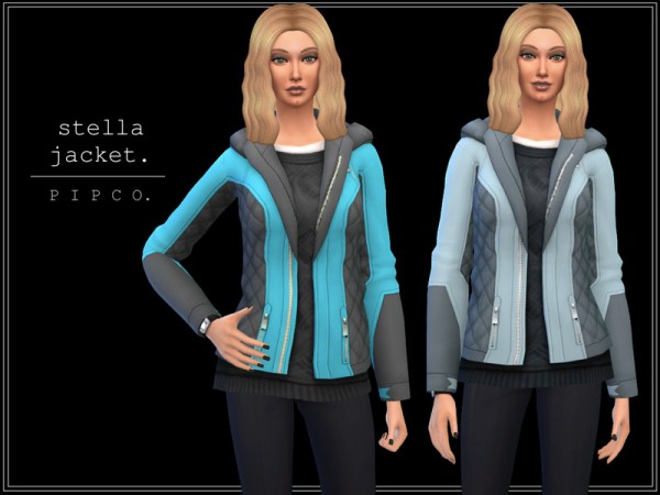  The Sims Resource: Stella jacket by Pipco