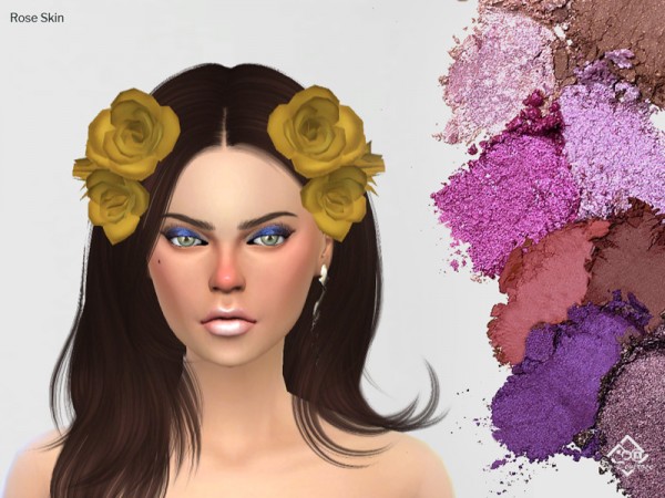  The Sims Resource: Glitter Cairo Eyeshadow by Devirose