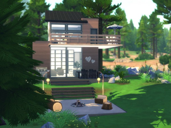  The Sims Resource: Forest Hideaway House by Summerr Plays