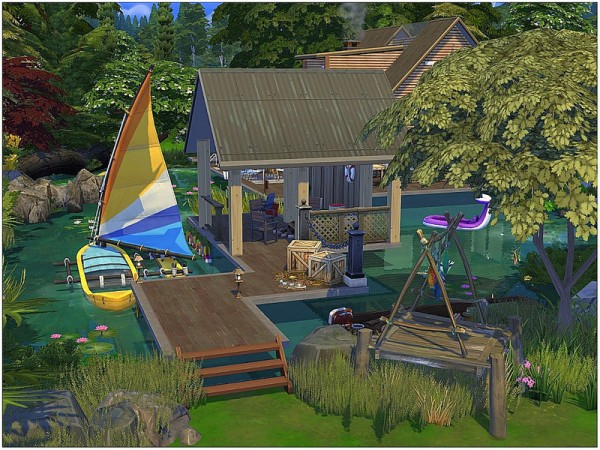  The Sims Resource: Summer Lake House by lotsbymanal