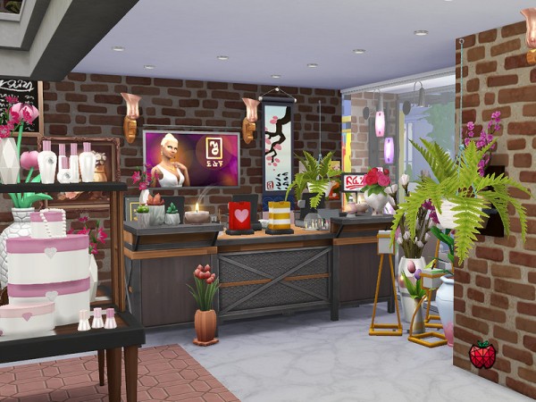  The Sims Resource: Phoebe beauty store by melapples
