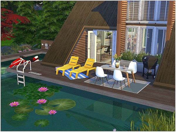  The Sims Resource: Summer Lake House by lotsbymanal