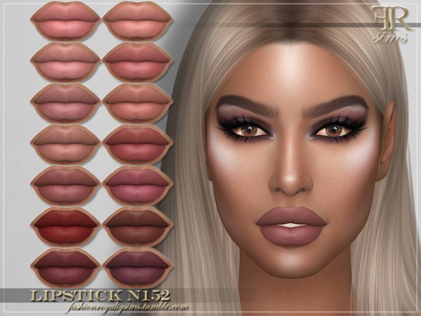  The Sims Resource: Lipstick N152 by FashionRoyaltySims