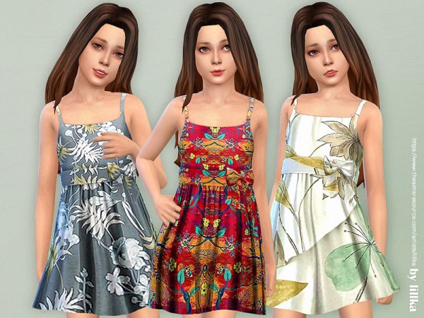  The Sims Resource: Girls Dresses Collection P137 by lillka