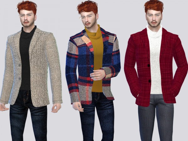  The Sims Resource: Albertus Coiled Turtleneck by McLayneSims