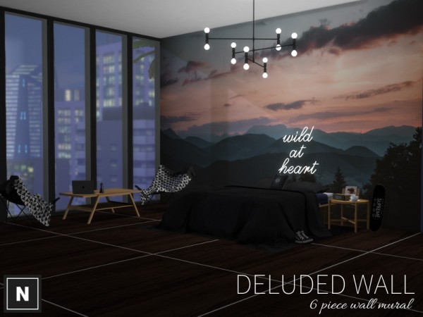  The Sims Resource: Deluded walls by networksims