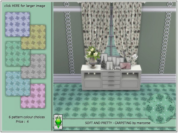  The Sims Resource: Soft and Pretty Carpeting by marcorse