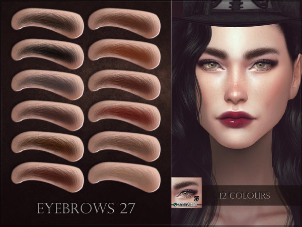  The Sims Resource: Eyebrows 27 by RemusSirion