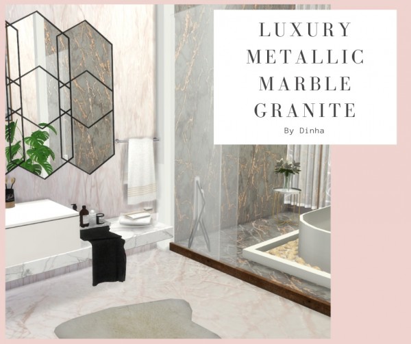  Dinha Gamer: Walls   Luxury Metallic Marble Granite