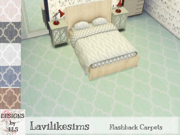  The Sims Resource: Flashback Carpets by lavilikesims