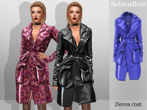  The Sims Resource: Belaloallure Zienna coat by belal1997