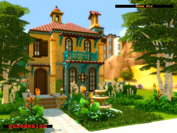  The Sims Resource: Mama Mia NO CC by QubeDesign