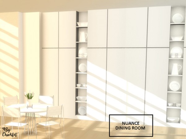  The Sims Resource: Nuance Dining Room by Chicklet