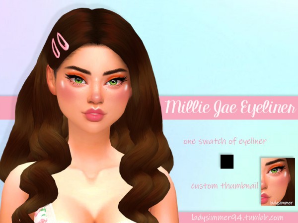  The Sims Resource: Millie Jae Eyeliner byLadySimmer94