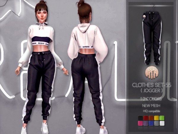  The Sims Resource: Clothes SET 55 Jogger by busra tr