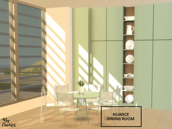  The Sims Resource: Nuance Dining Room by Chicklet