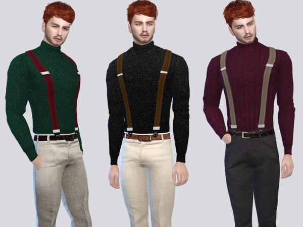  The Sims Resource: Serge Turtleneck Shirts by McLayneSims