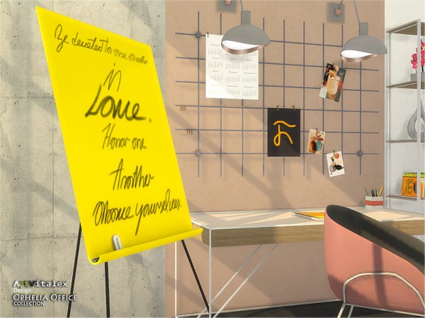  The Sims Resource: Ophelia Office by ArtVitalex