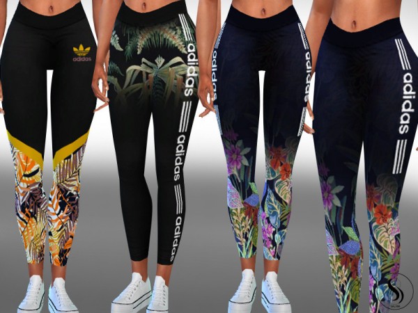  The Sims Resource: New Style Athletic Leggings by Saliwa