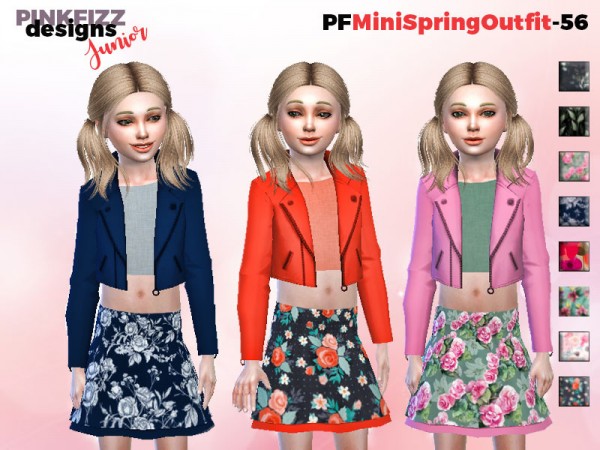  The Sims Resource: Mini Spring Outfit   PF56 by Pinkfizzzzz