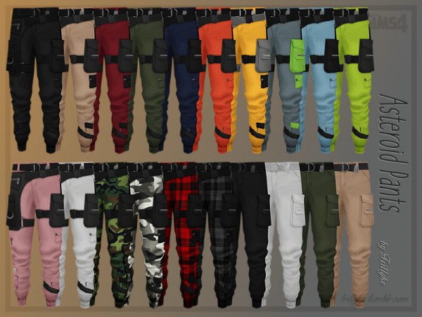  The Sims Resource: Asteroid Pants by Trillyke
